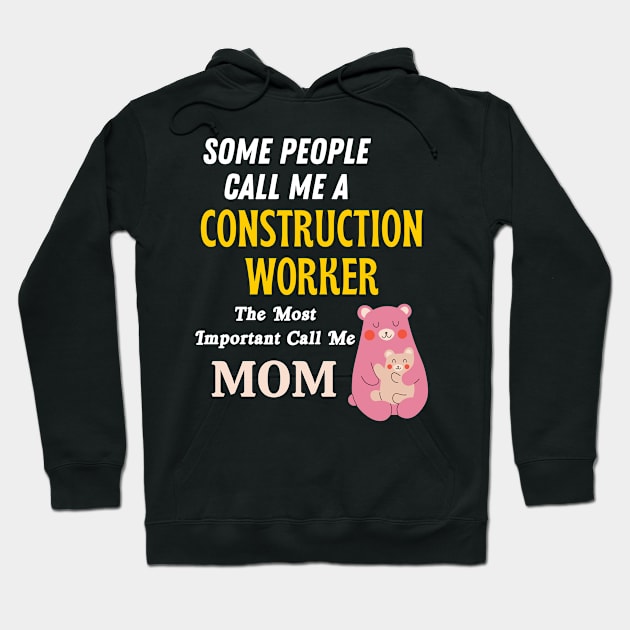 Construction worker Hoodie by Mdath